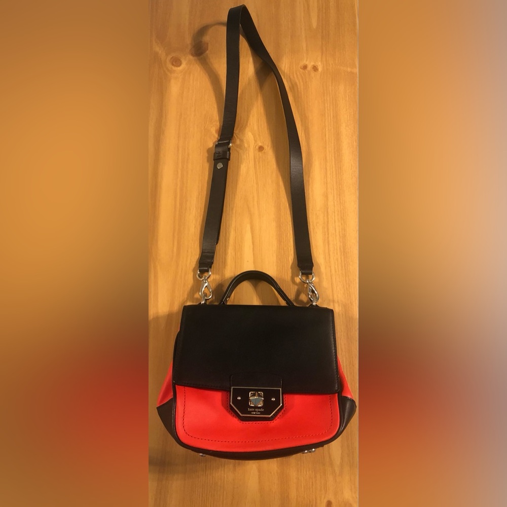 Kate Spade bright Red and Black Small Purse